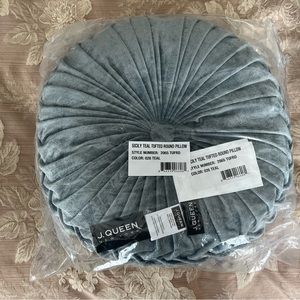 J. Queen New York Tufted Round Pillow